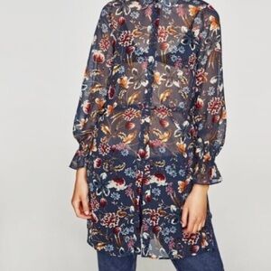 Zara Long Blouse